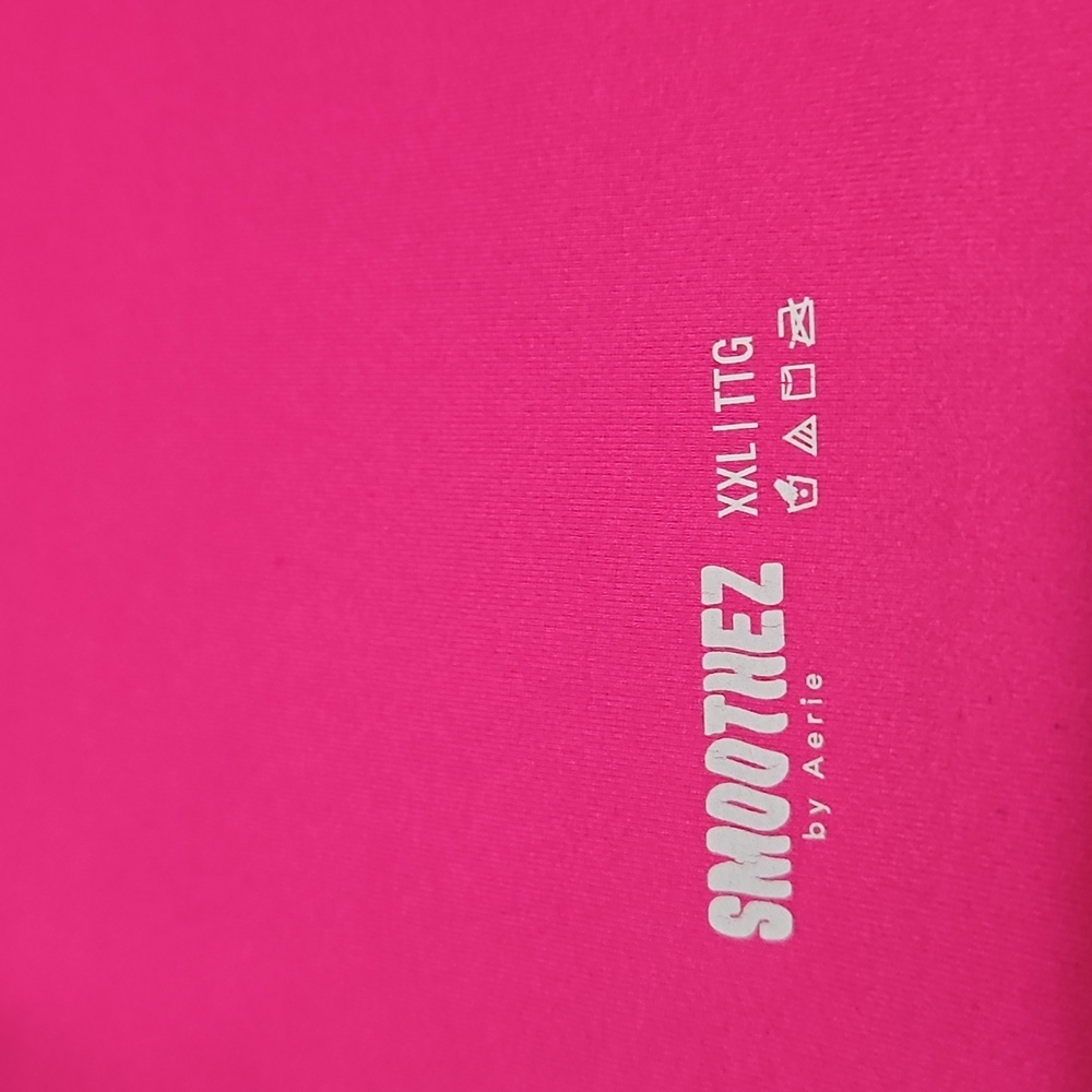 Aerie Smoothez Women's Pink Full Coverage Seamless High Waisted Bra Size XXL - Picture 8 of 16